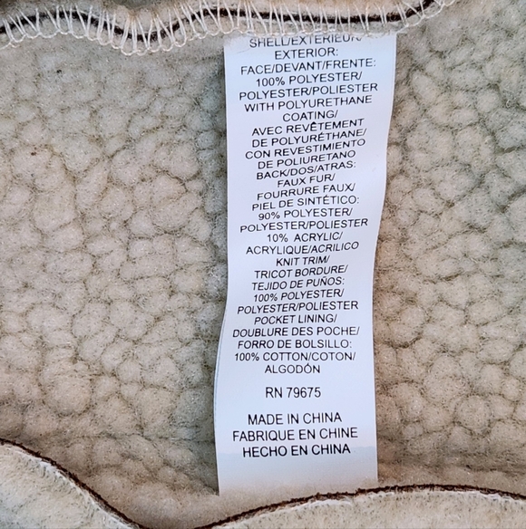 LUCKY BRAND Men's Faux-leather -Lined Bomber Jacket - Size L - Picture 7 of 12